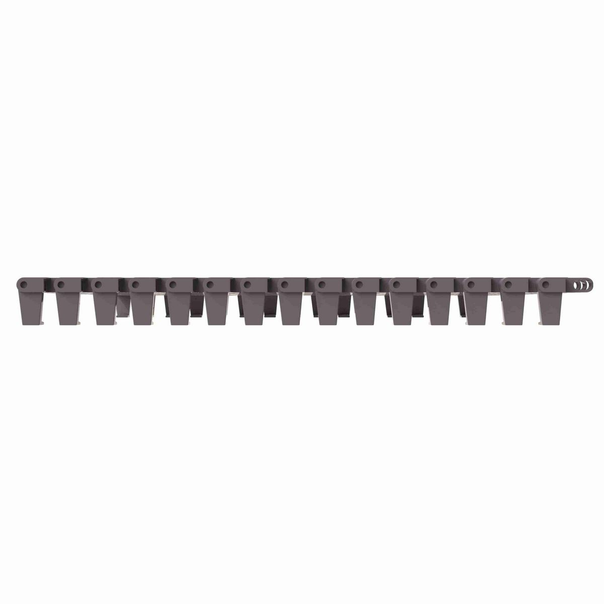 Rexnord 7956TAB Side-flexing Flush Grid, Material: Brown High Performance, Width: 30in, Pitch: 1.25in - 10464516
