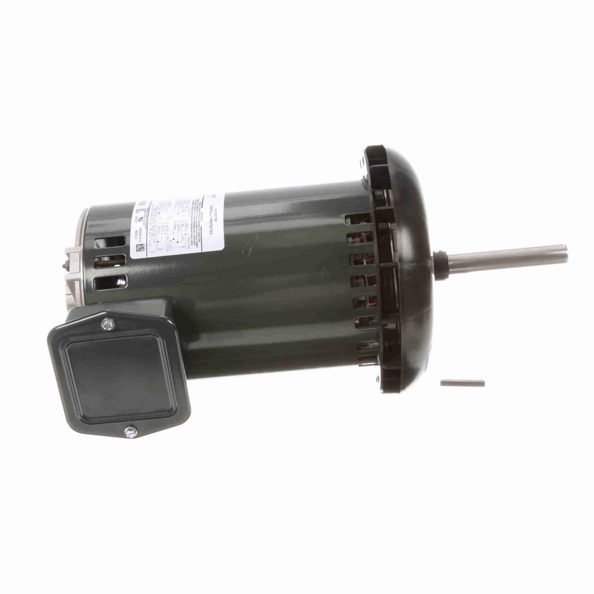 LEESON Condenser Fan Motor, 0.75 HP, 1 Ph, 60 Hz, 200-230/460 V, 1200 RPM, 48Z Frame, OPEN - P194