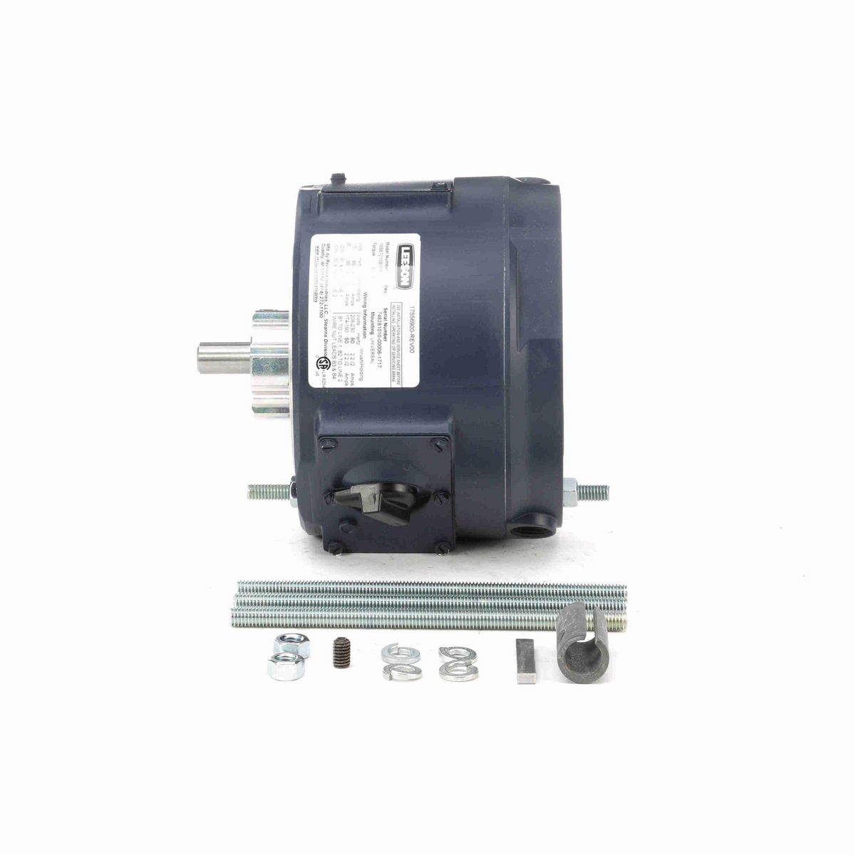 LEESON 6 LB-FT COUPLER BRAKE.56C/143-145TC.NEMA2/IP23.115/230V.1PH.ALUMINUM STEARNS 1056721081PF - 175569.00
