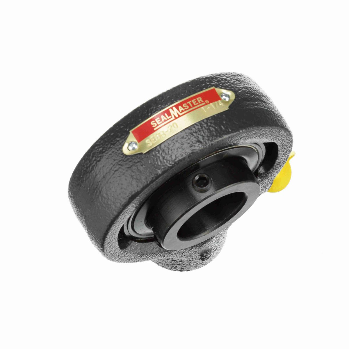 Sealmaster Mounted Cast Iron Hanger Unit Ball Bearing - 52100 Bearing Steel, Black Oxided - Setscrew Lock - SEHB-20