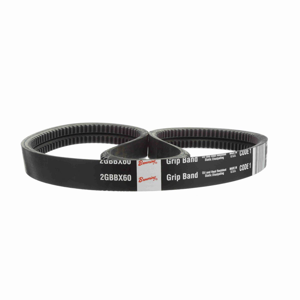 Browning 2 Ribbed BX Section Neoprene Banded Belt - 2GBBX60
