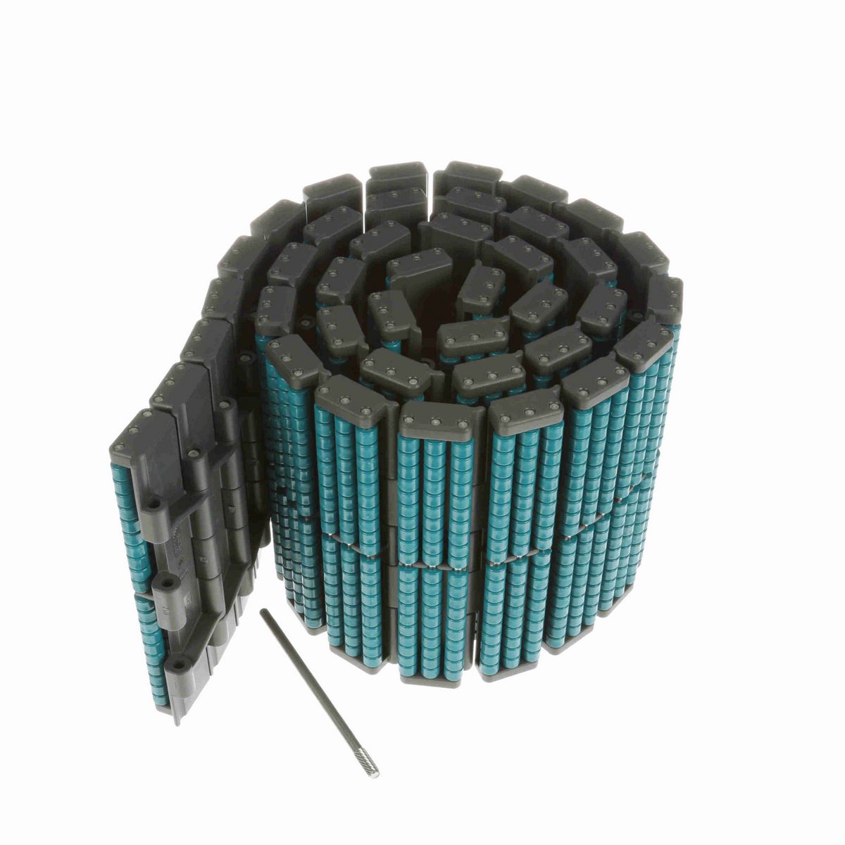 System Plast 821LBP Straight Running Low Backline Pressure, Material: Gray Low Friction, Width: 7.5in, Pitch: 1.5in - LFG821LBP-K750