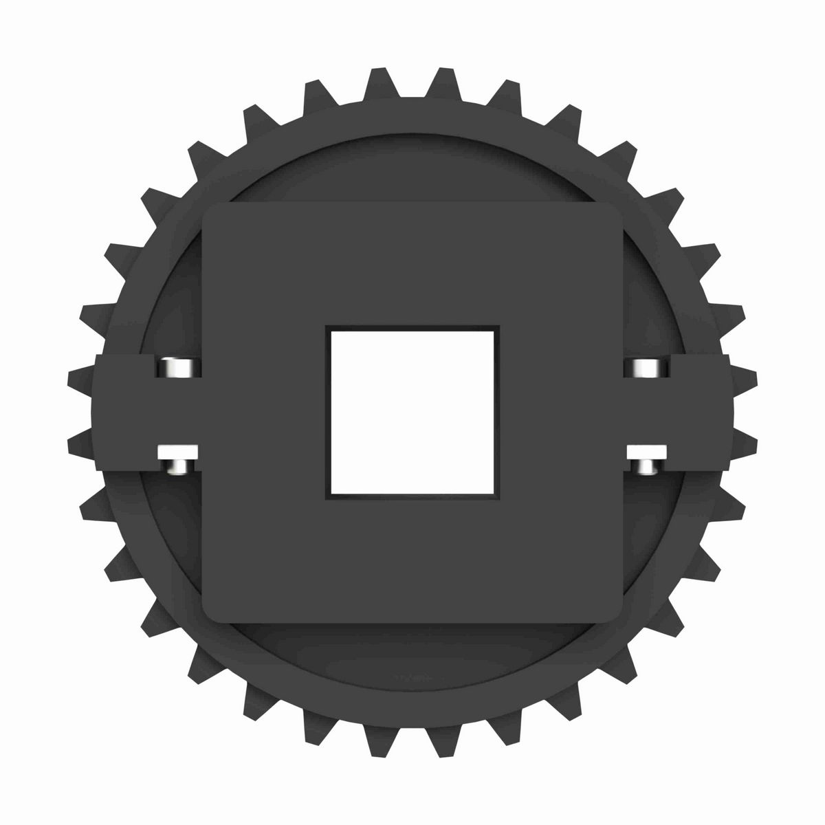 Rexnord 1500 Series Split Molded Nylon Sprocket with 32 Teeth and a 1-1/2in Square Bore - 614-148-2
