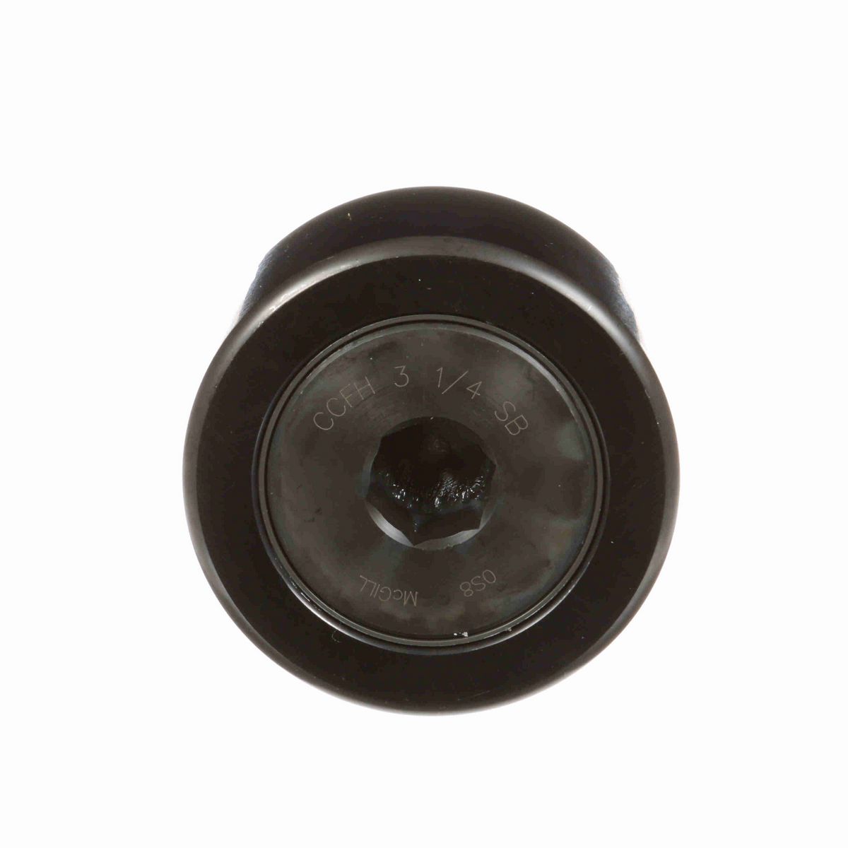 Опорный ролик с цапфой McGill Heavy Stud CAMROL CCFH 3 1/4 SB, бочкообразный, с уплотнением, с шестигранным отверстием, дюймовый