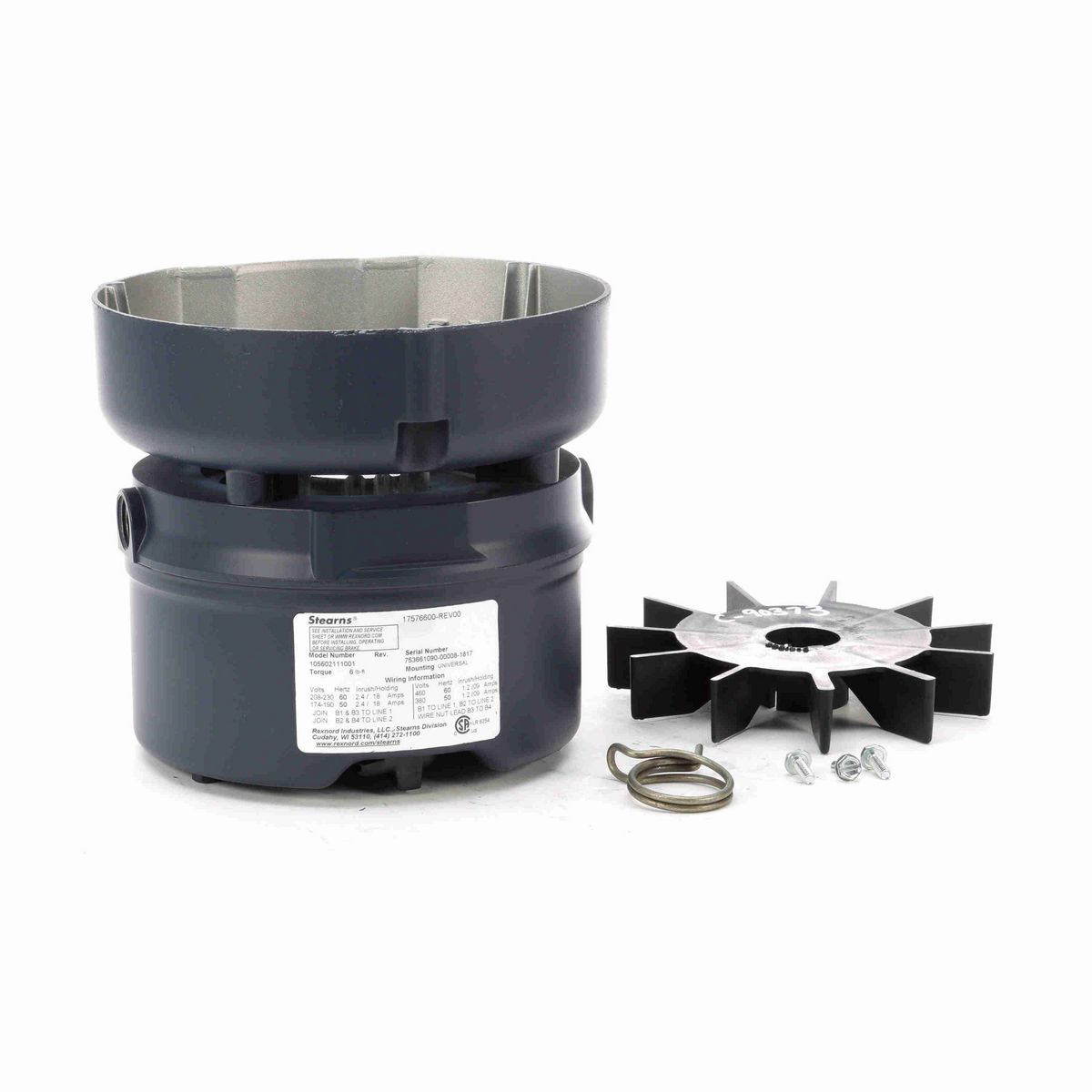 LEESON BRAKEKIT 6 FT-LB.56/140T.NEMA2.208-230/460V.1 or 3PH. - 175766.00