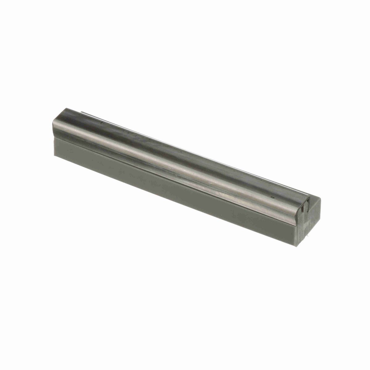 System Plast Tab Chain Guide Rail: 1.19"W X 1.07"H X 120"L Grey Nolu-S - VG-SSTG-02-NS-10