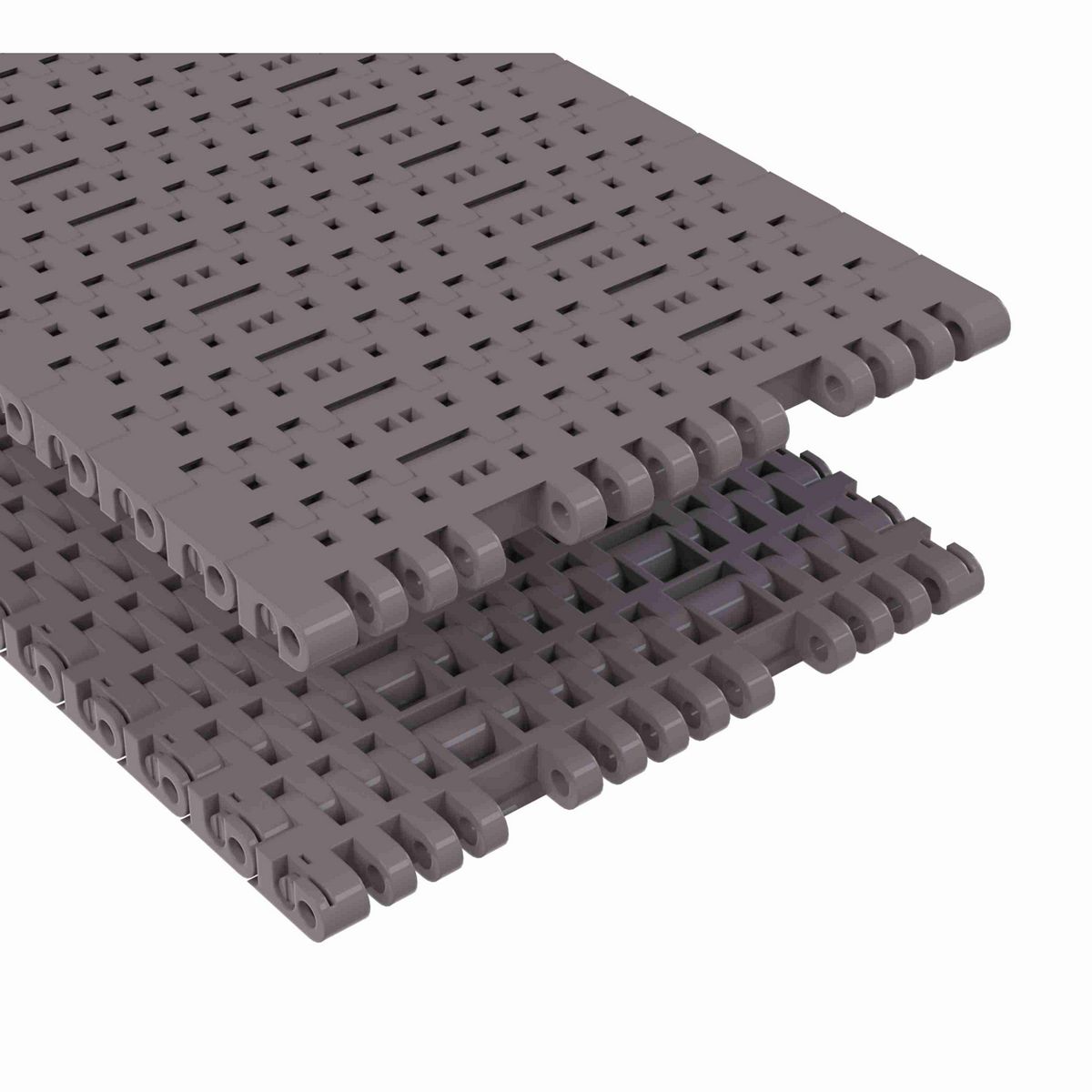 Rexnord 7706 Straight Running Flush Grid, Material: Brown High Performance, Width: 7.5in, Pitch: 1in - 81416344