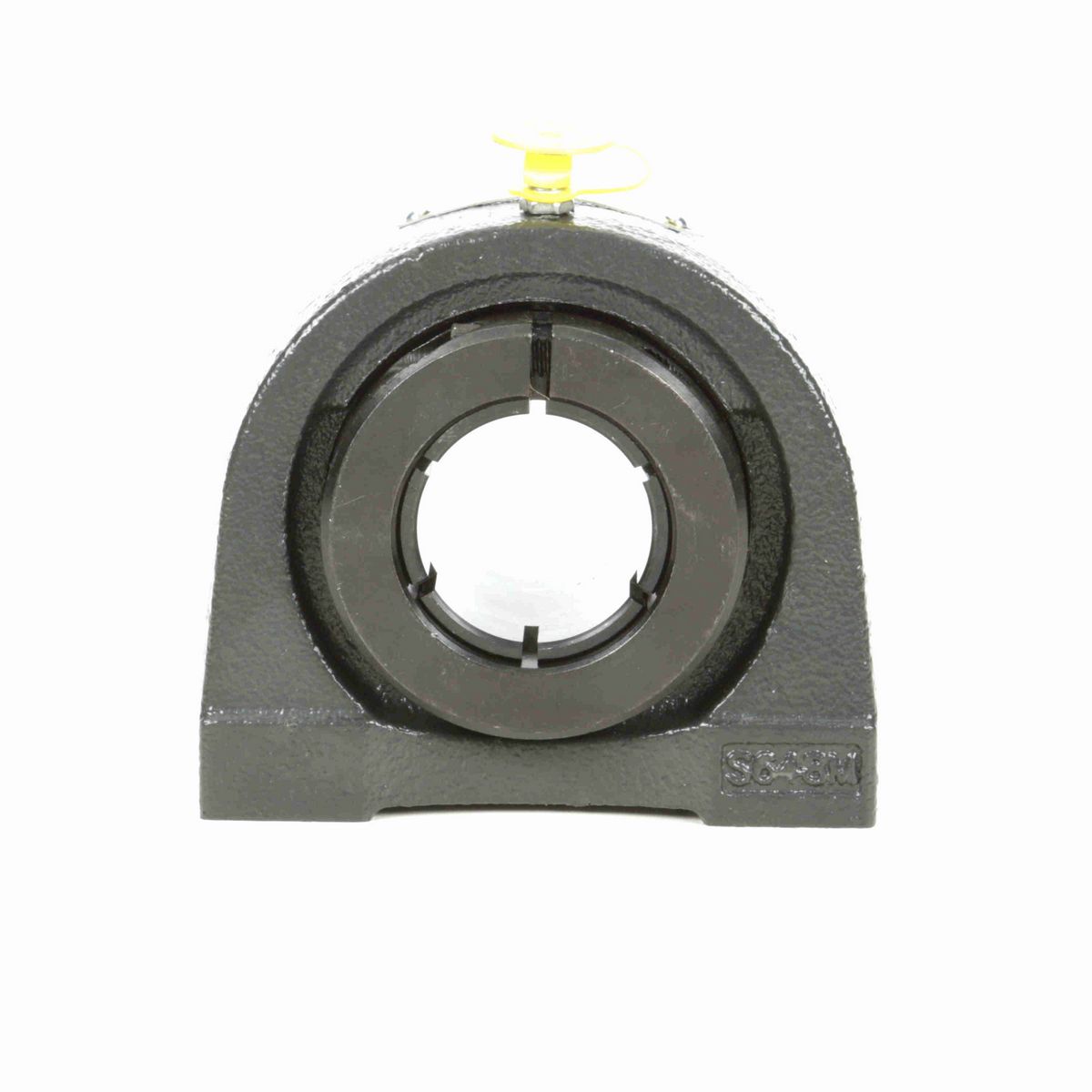 Sealmaster Mounted Cast Iron Tapped Base Pillow Block Ball Bearing - 52100 Bearing Steel, Black Oxided - Concentric Lock - TB-23TC