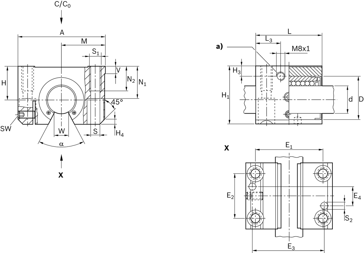 Линейный комплект Bosch Rexroth LSAHO-H-25-VD [R170322570]