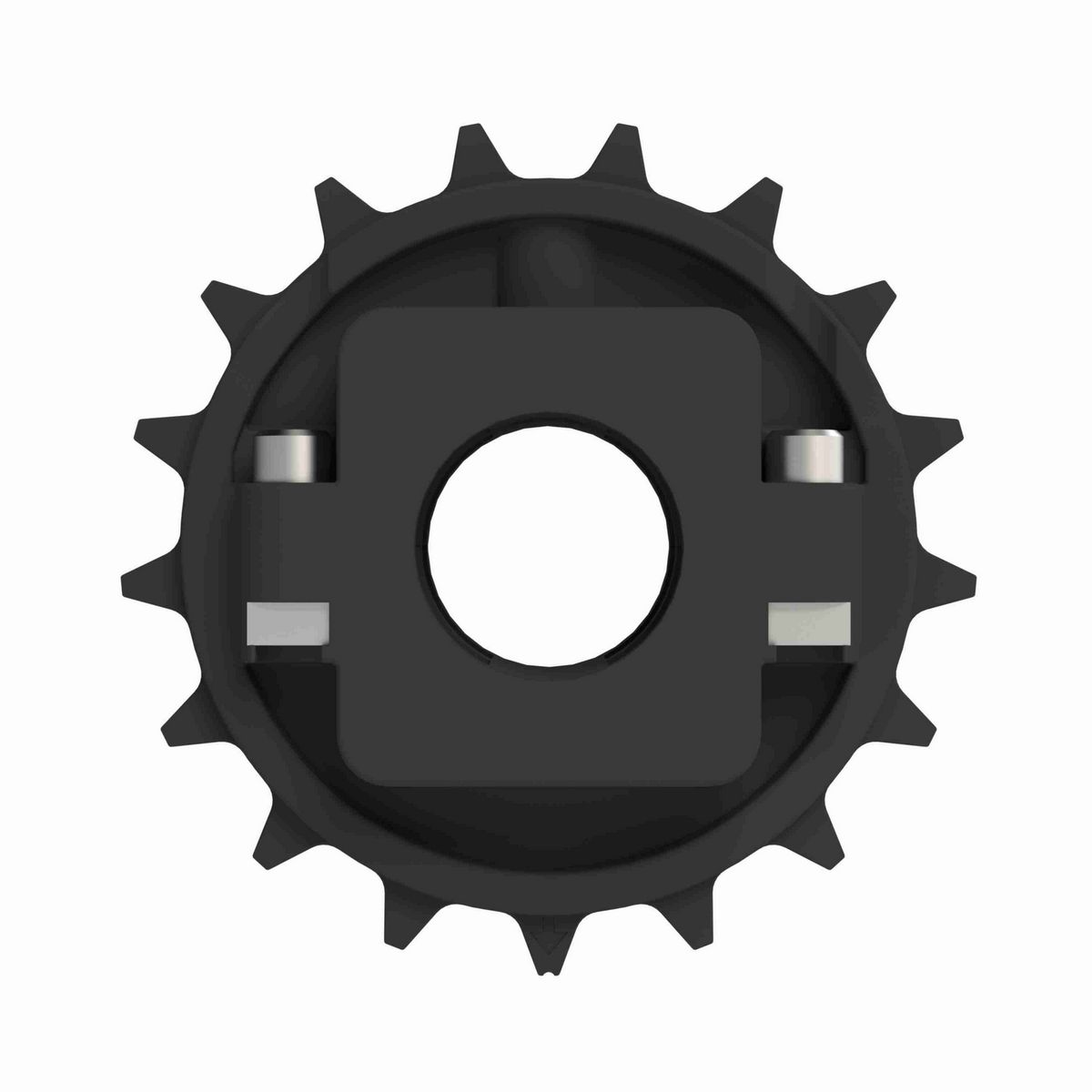 Rexnord 8500 Series Split Molded Nylon Sprocket with 17 Teeth and 30mm Round Idler Bore - 614-176-42