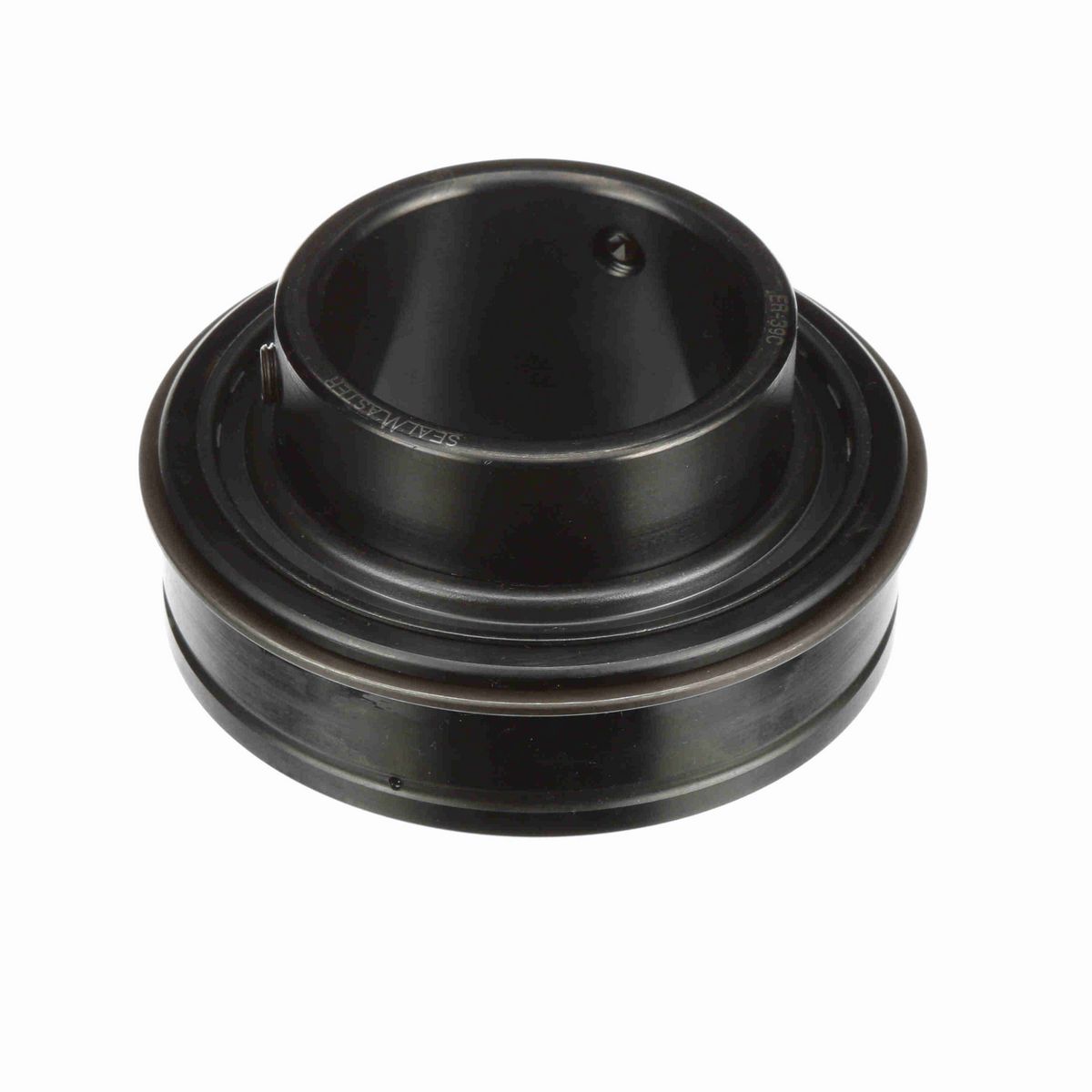 Sealmaster Mounted Insert Only Ball Bearing - 52100 Bearing Steel, Black Oxided - Setscrew Lock - ER-39C