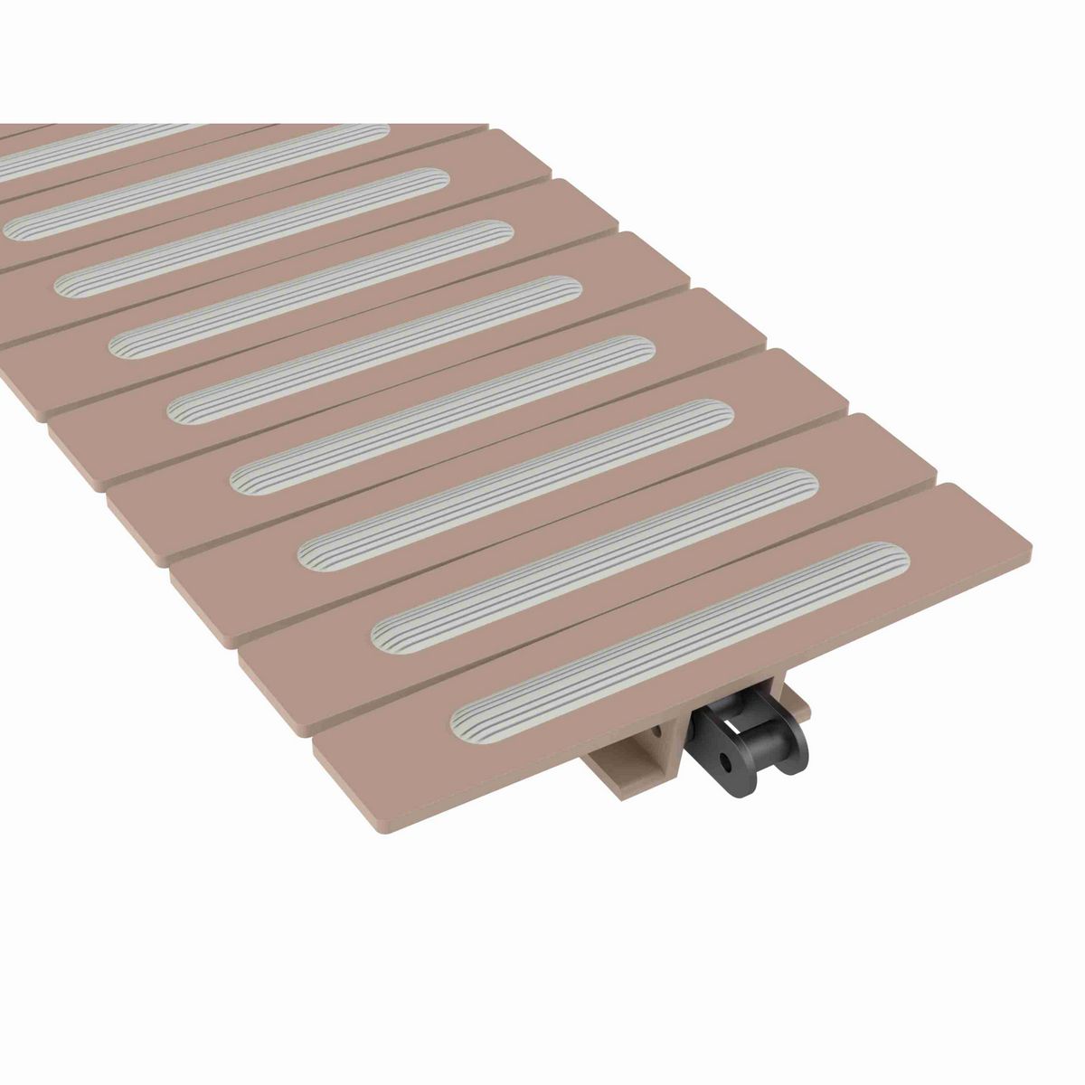 Rexnord 1873TAB SuperGrip™ Side-flexing SuperGrip™, Material: Tan Low Friction, Width: 7.5in, Pitch: 1.5in - 81430671