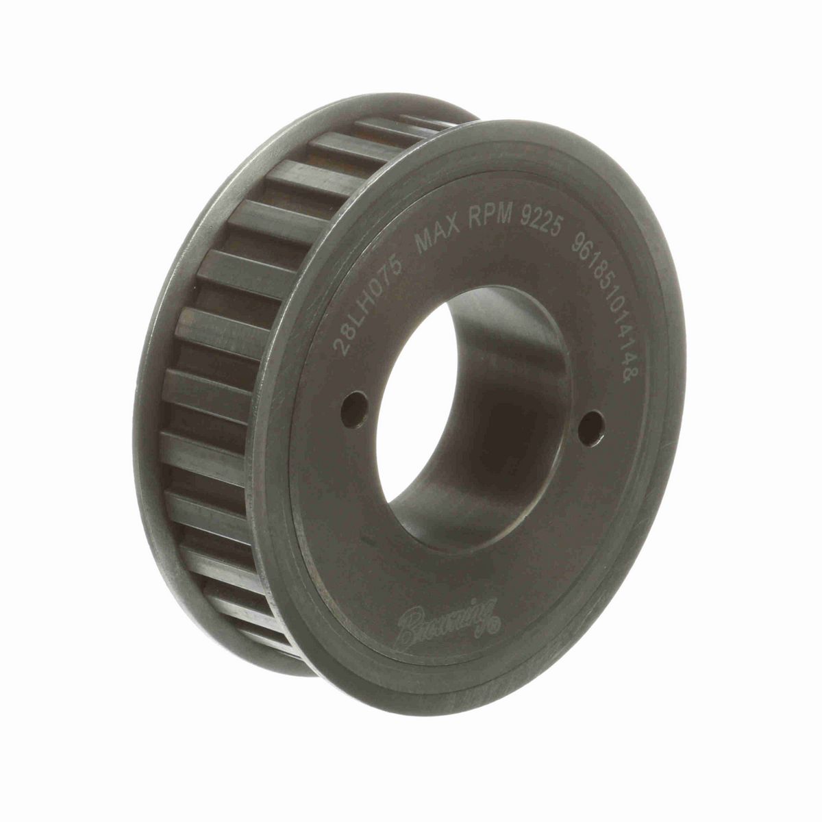 Browning Steel Bushed Bore Gearbelt Pulley - 28LH075