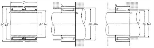 Игольчатый подшипник с массивными кольцами разъемный с внутренним кольцом NTN NA0-30X45X26ZW