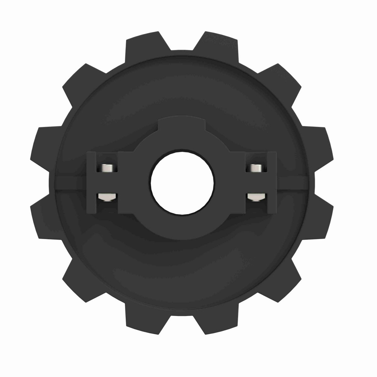 Rexnord 880 Series Split Molded Nylon Sprocket with 12 Teeth and 1-1/4in Round Idler Bore - 614-34-12