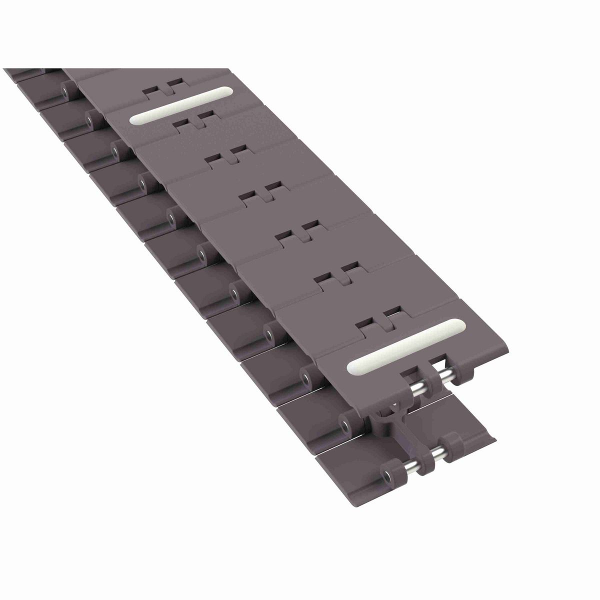 Rexnord 820 RubberTop Straight Running RubberTop®, Material: Brown High Performance, Width: 3.25in, Pitch: 1.5in - 81421941