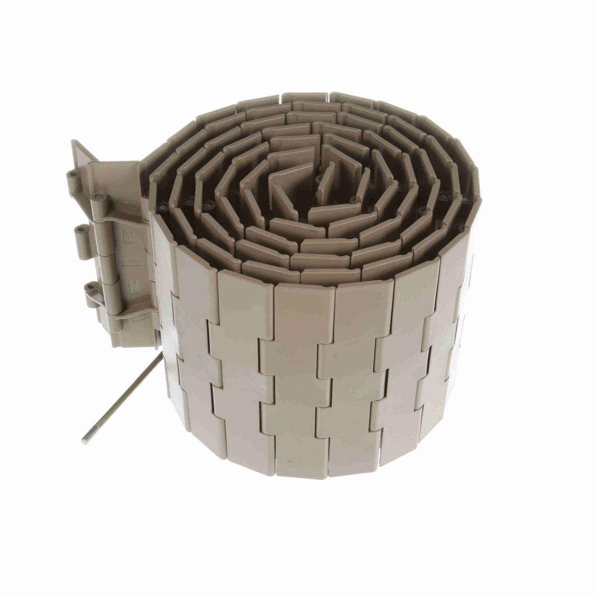 System Plast 821 Straight Running Solid Top, Material: Tan Low Friction, Width: 10in, Pitch: 1.5in - LF821-K1000