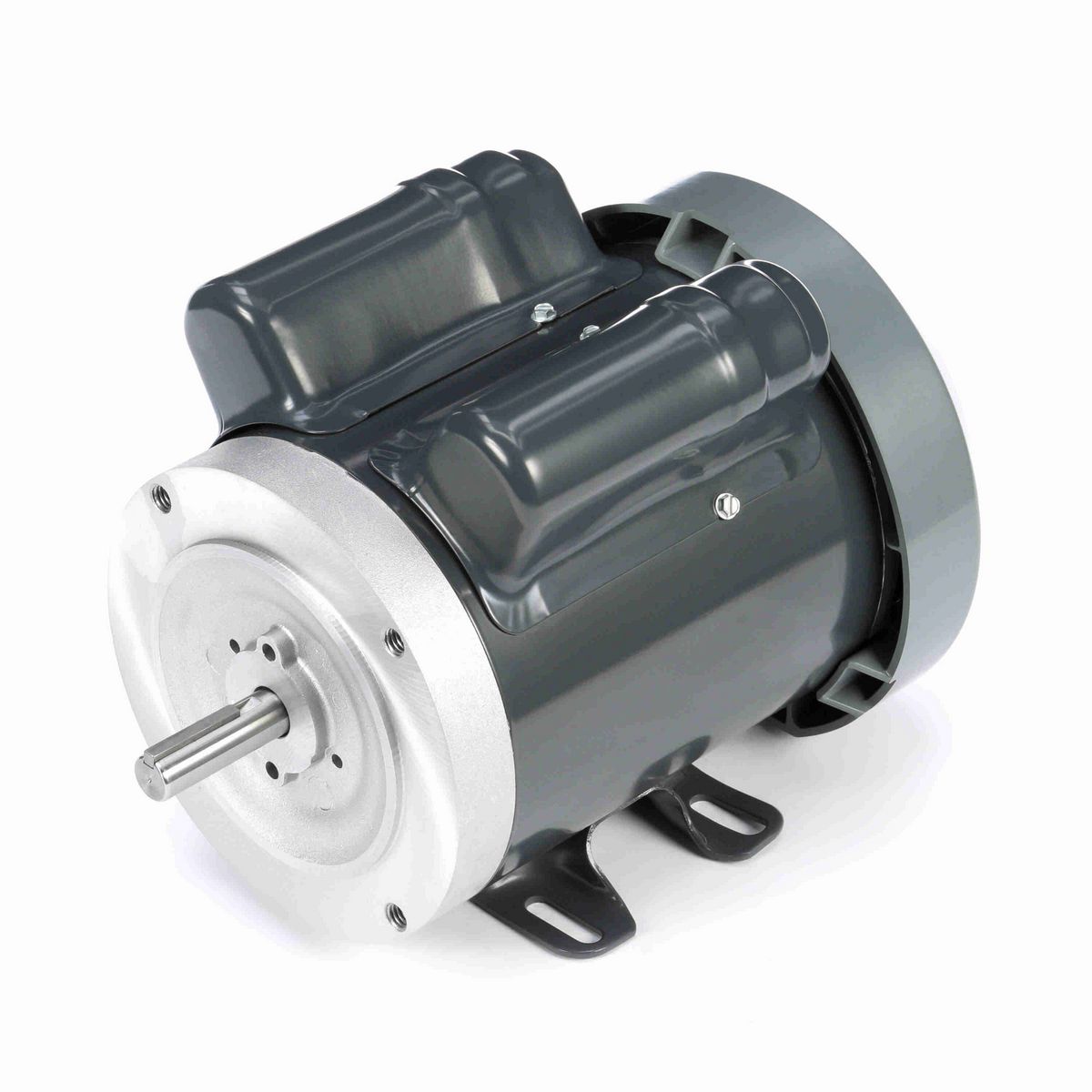LEESON General Purpose Motor, 0.50 HP, 1 Ph, 60 Hz, 100-120/200-240 V, 1800 RPM, 56C Frame, TEFC - E266