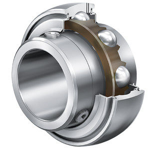 Радиальный закрепляемый шарикоподшипник INA GYE25-KRR-B-L402/70