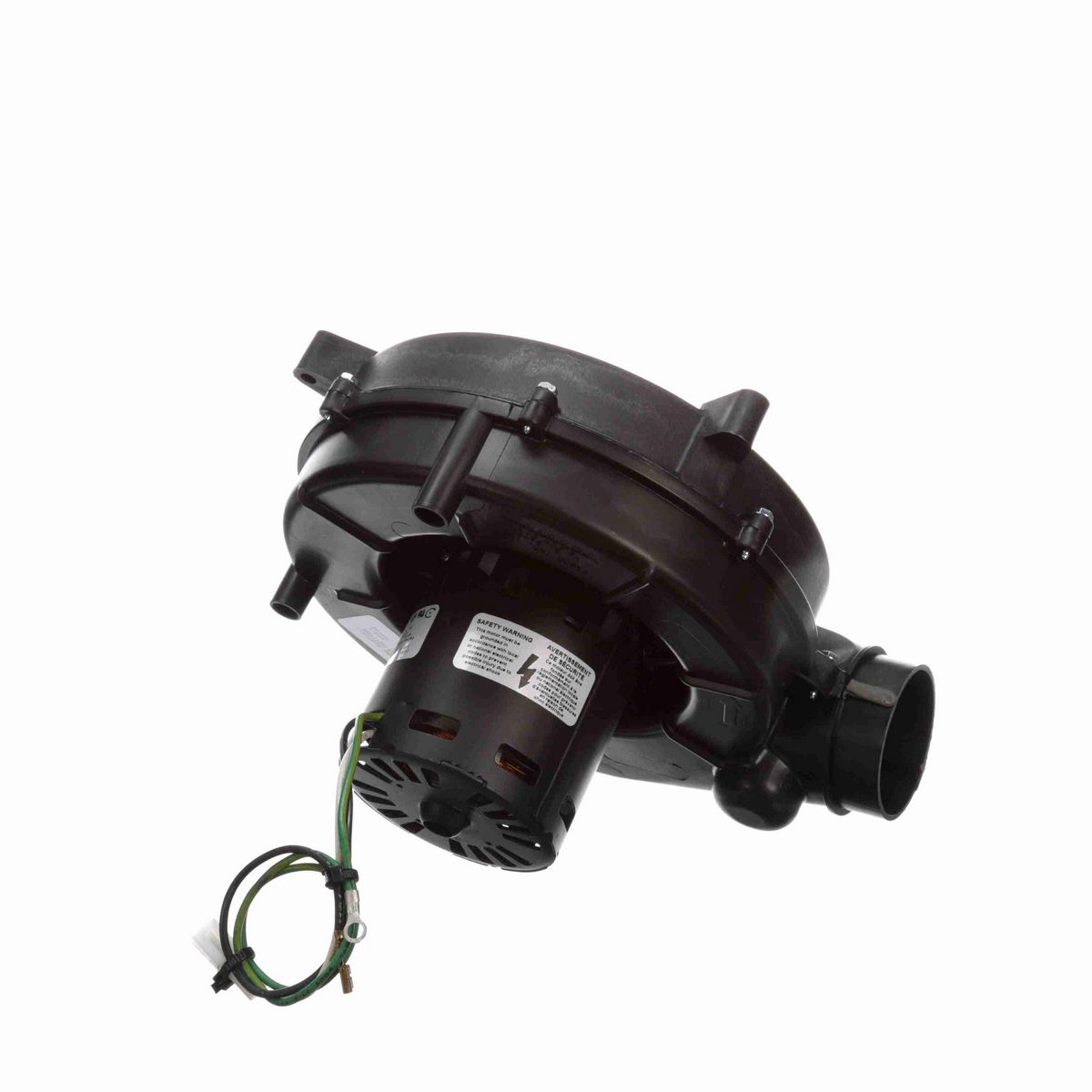 FASCO Round Outlet Shaded Pole OEM Replacement Draft Inducer Blower, 115 Volts, Flange: No - A195