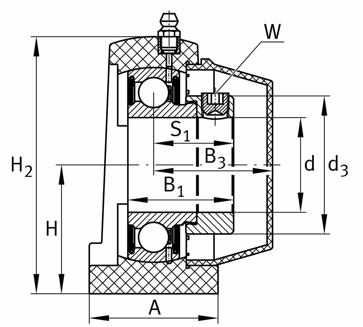 Узел стационарного корпуса PSHE25-TV-FA125.5