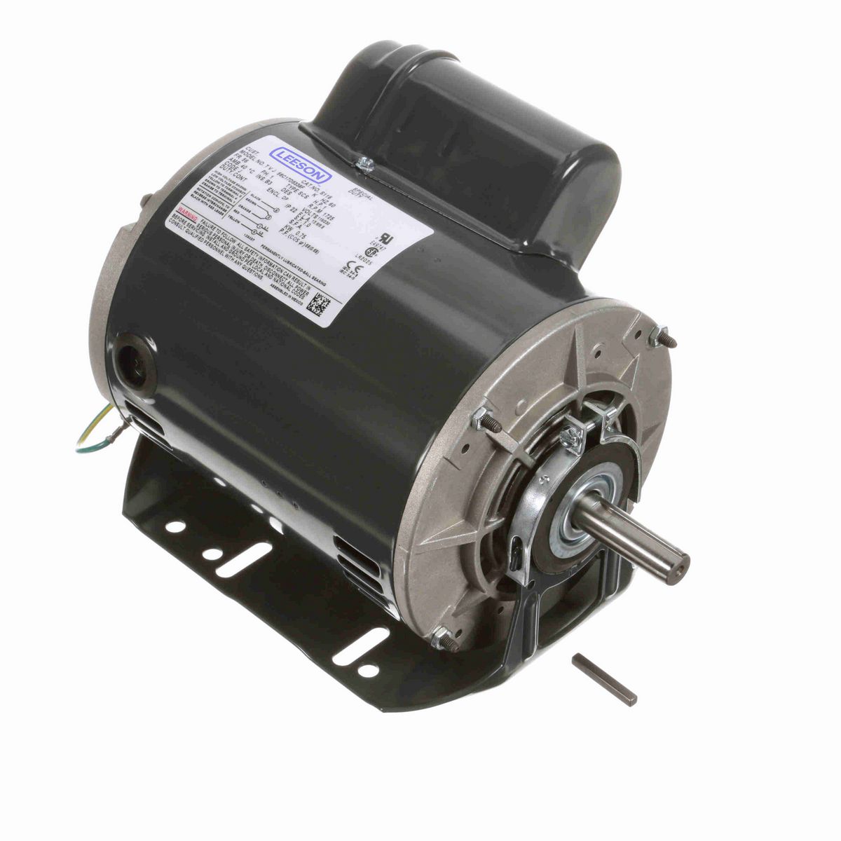 LEESON General Purpose Motor, 1 HP, 1 Ph, 60 Hz, 115/230 V, 1800 RPM, 56 Frame, DP - S116