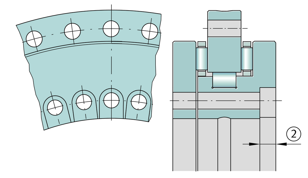 Упорно-радиальный роликоподшипник INA YRTCMA325-XL