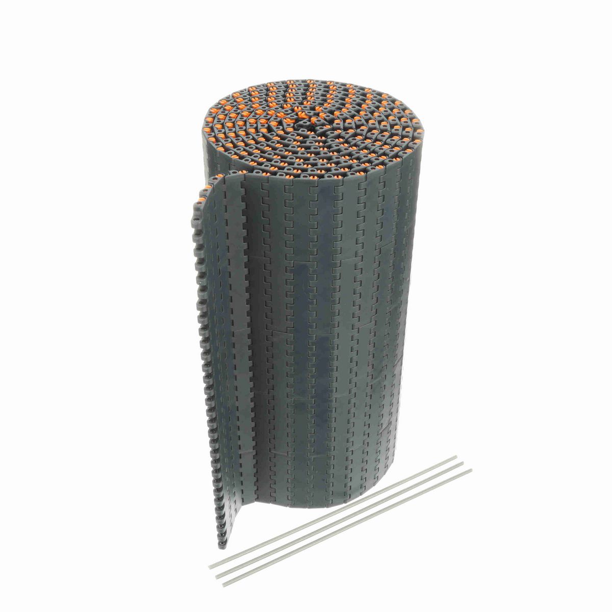 System Plast 2190FT Straight Running Solid Top, Material: NG evo (Gray Blue), Width: 15in, Pitch: 0.75in - NGE2190FT-K1500