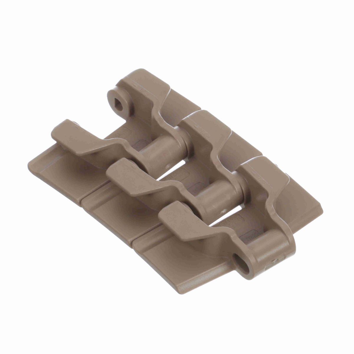 System Plast 880TAB Side-flexing Solid Top, Material: Tan Low Friction, Width: 3.25in, Pitch: 1.5in - LF880TAB-K325