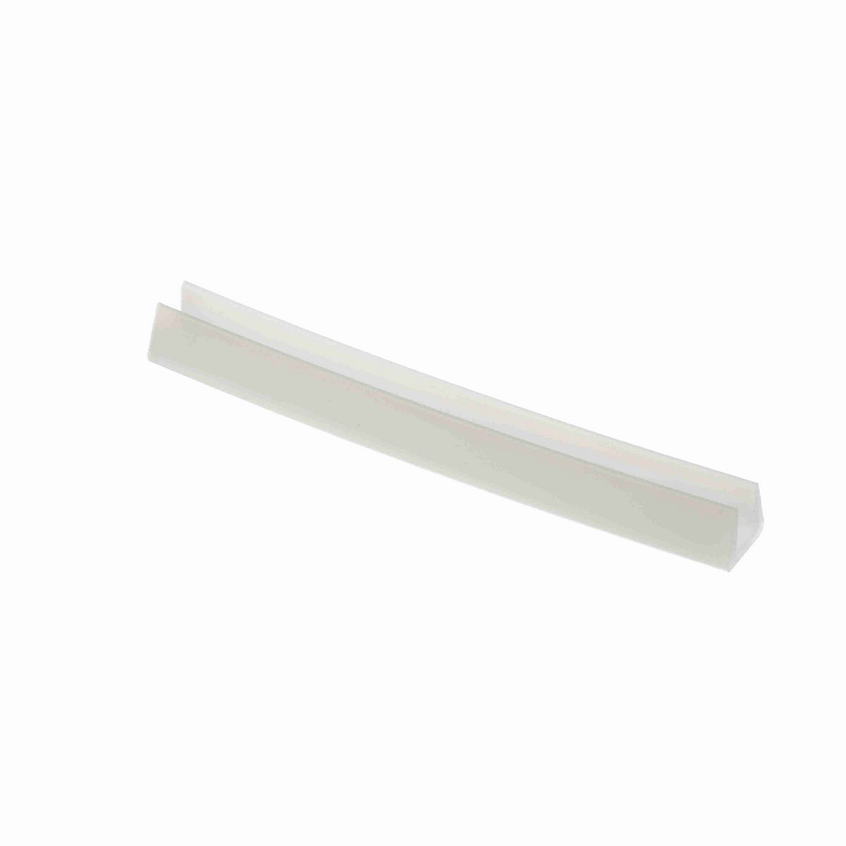 System Plast Bar Cap: 0.75"W X 0.63"H X 3000"L White UHMW-PE - VG-P38BC-250
