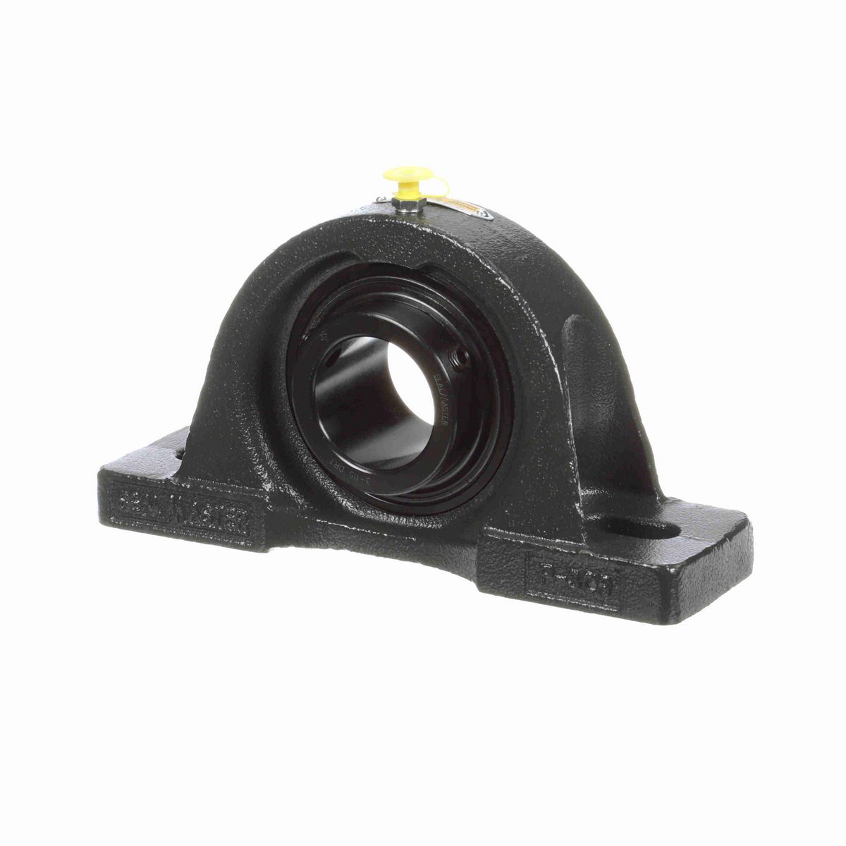 Sealmaster Mounted Cast Iron Two Bolt Pillow Block Ball Bearing - 52100 Bearing Steel, Black Oxided - Setscrew Lock - High Contamination - MP-31 DRT