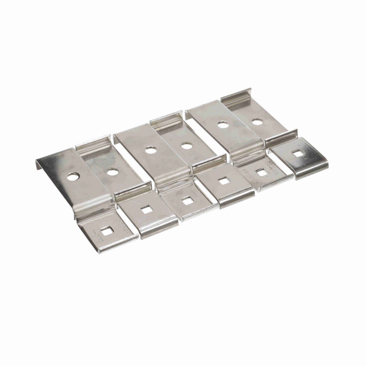 System Plast Double Rail Clamp- Stainless Steel- Square Hole - VG-011-SH