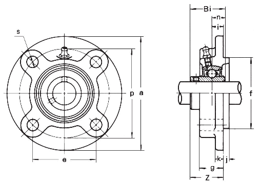 Подшипниковый узел ASAHI type UCFC 200, UCFC 213 [502662]