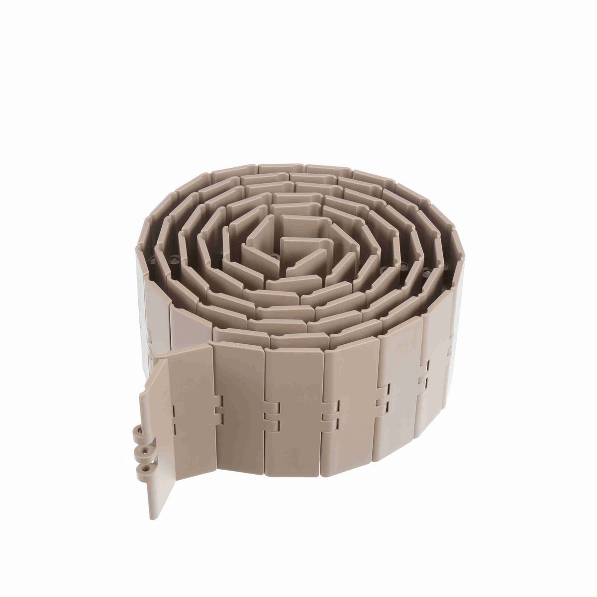 System Plast 831 Straight Running Solid Top, Material: Tan Low Friction, Width: 4.5in, Pitch: 1.5in - LF831-K450