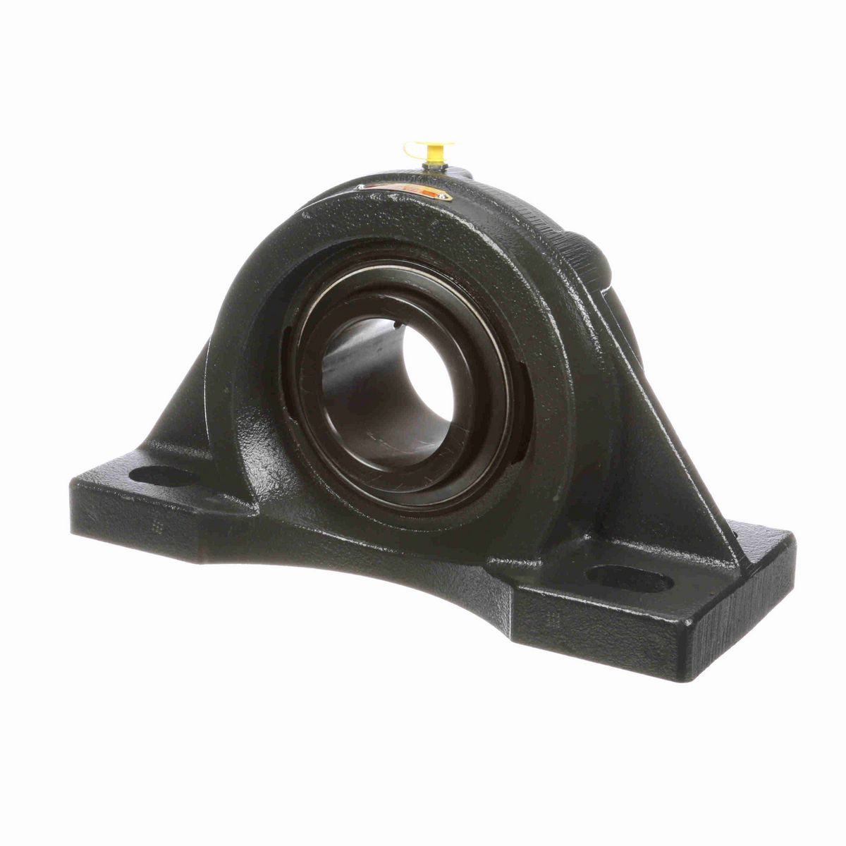 Sealmaster Mounted Cast Iron Four Bolt Pillow Block Ball Bearing - 52100 Bearing Steel, Black Oxided - Setscrew Lock - MFP-43
