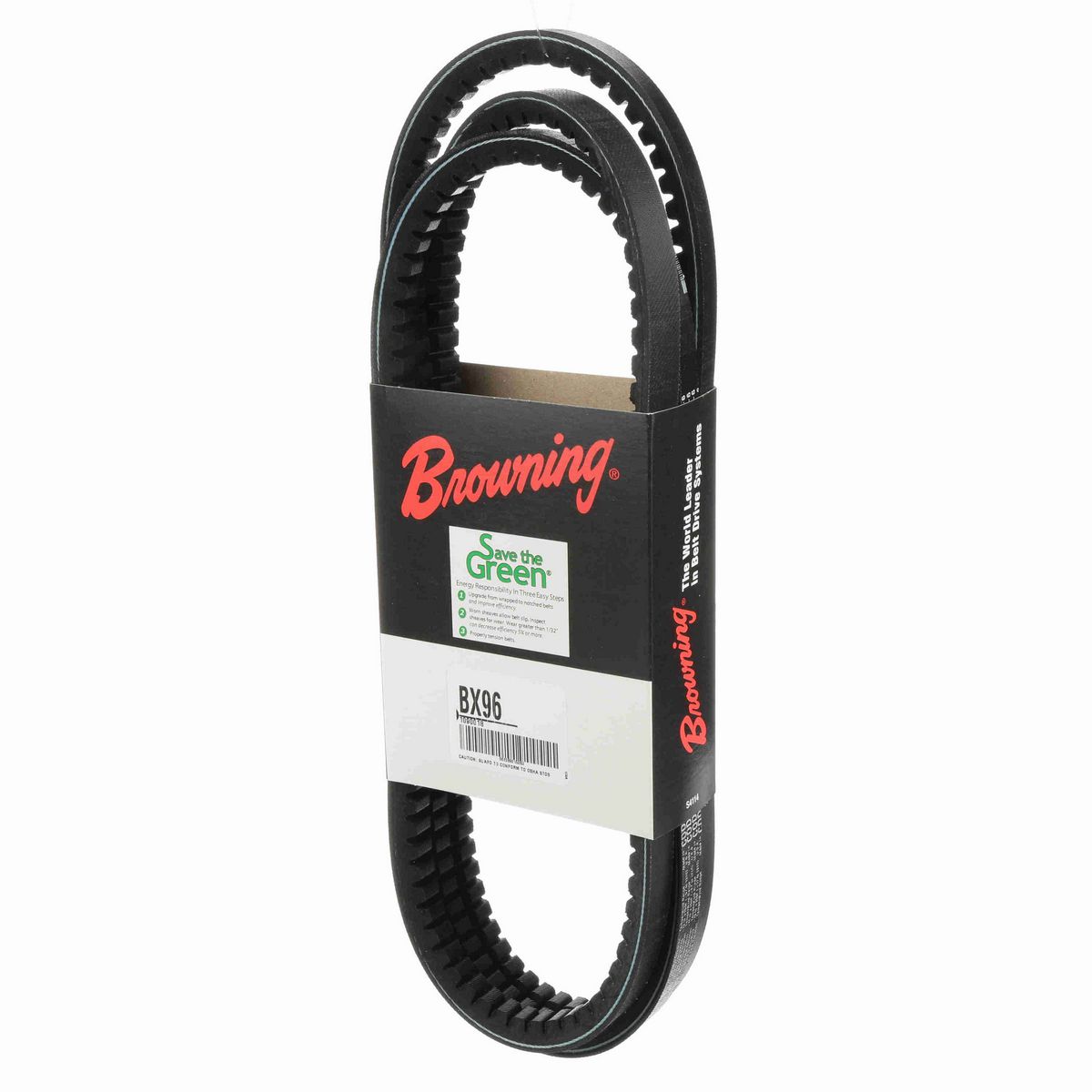 Browning EPDM Notched Belt 98% Efficient - BX96