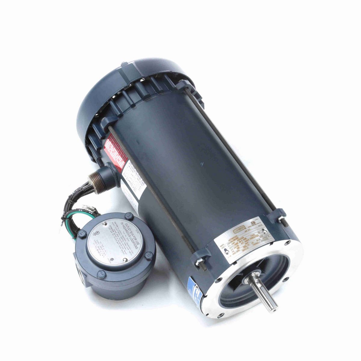 LEESON Explosion Proof Motor, 2 & 2 HP, 3 Ph, 60 & 50 Hz, 230/460 & 190/380 V, 3600 & 3000 RPM, 56C Frame, EPFC - 119431.00