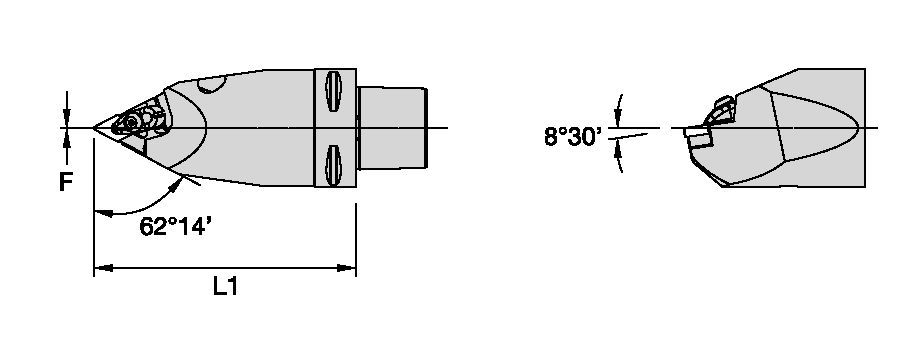 Kenclamp Kennametal DDNN 62° [7001924]