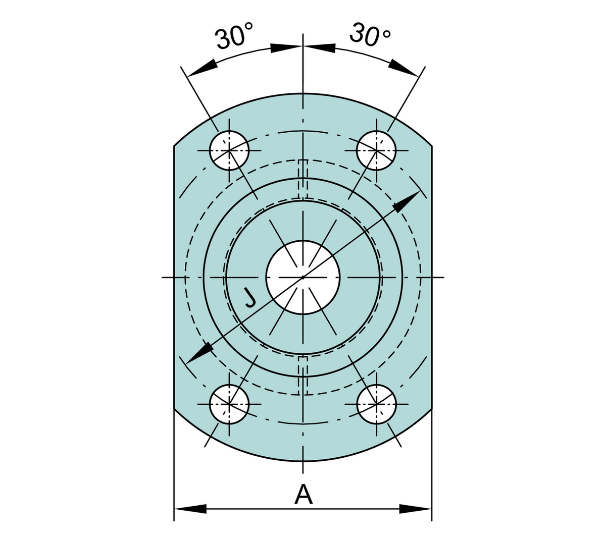 Упорно-радиальный шарикоподшипник INA ZKLFA0630-2Z