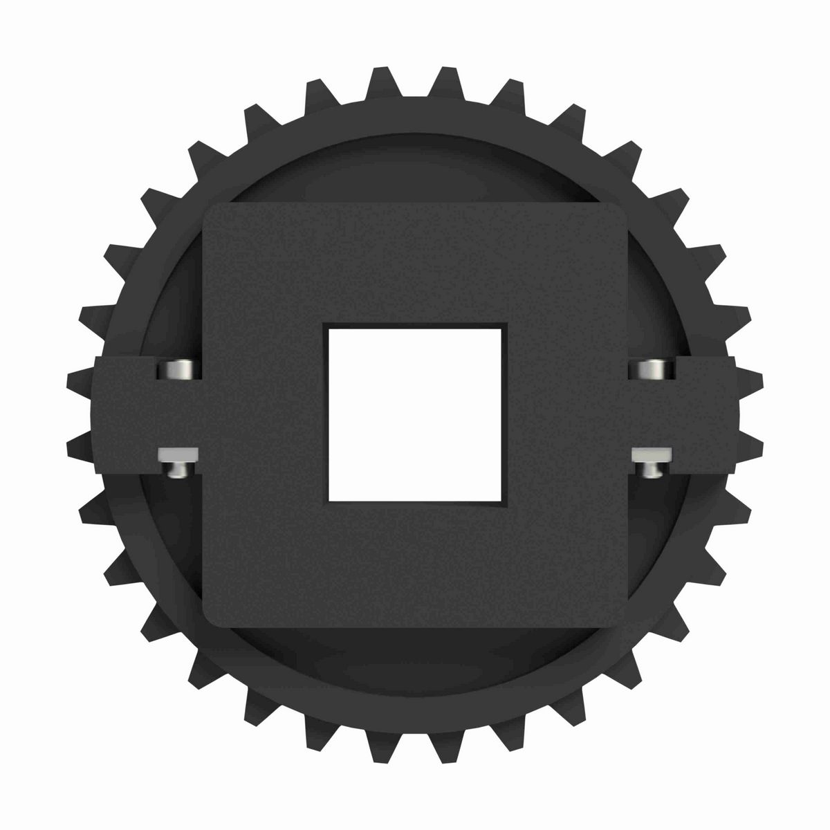 Rexnord 1500 Series Split Molded Nylon Sprocket with 32 Teeth and a 40mm Square Bore - 614-211-1
