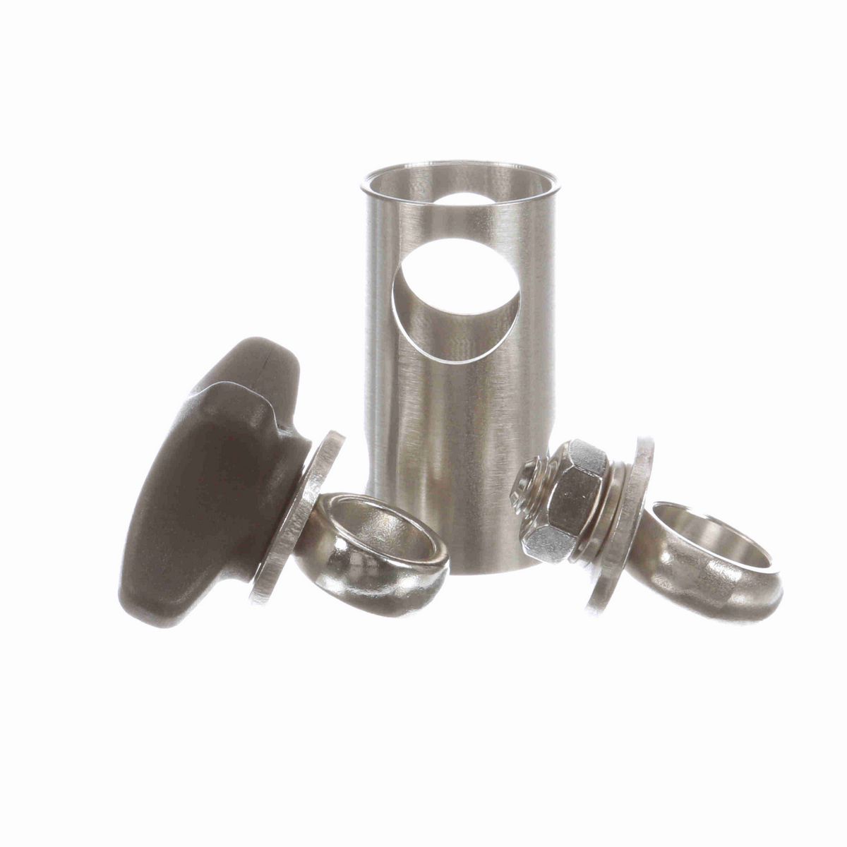 System Plast Cross Block for 5/8-in round x 3/4-in round w/ 1 Knob and 1 Nut - VG-621SNK-58-34