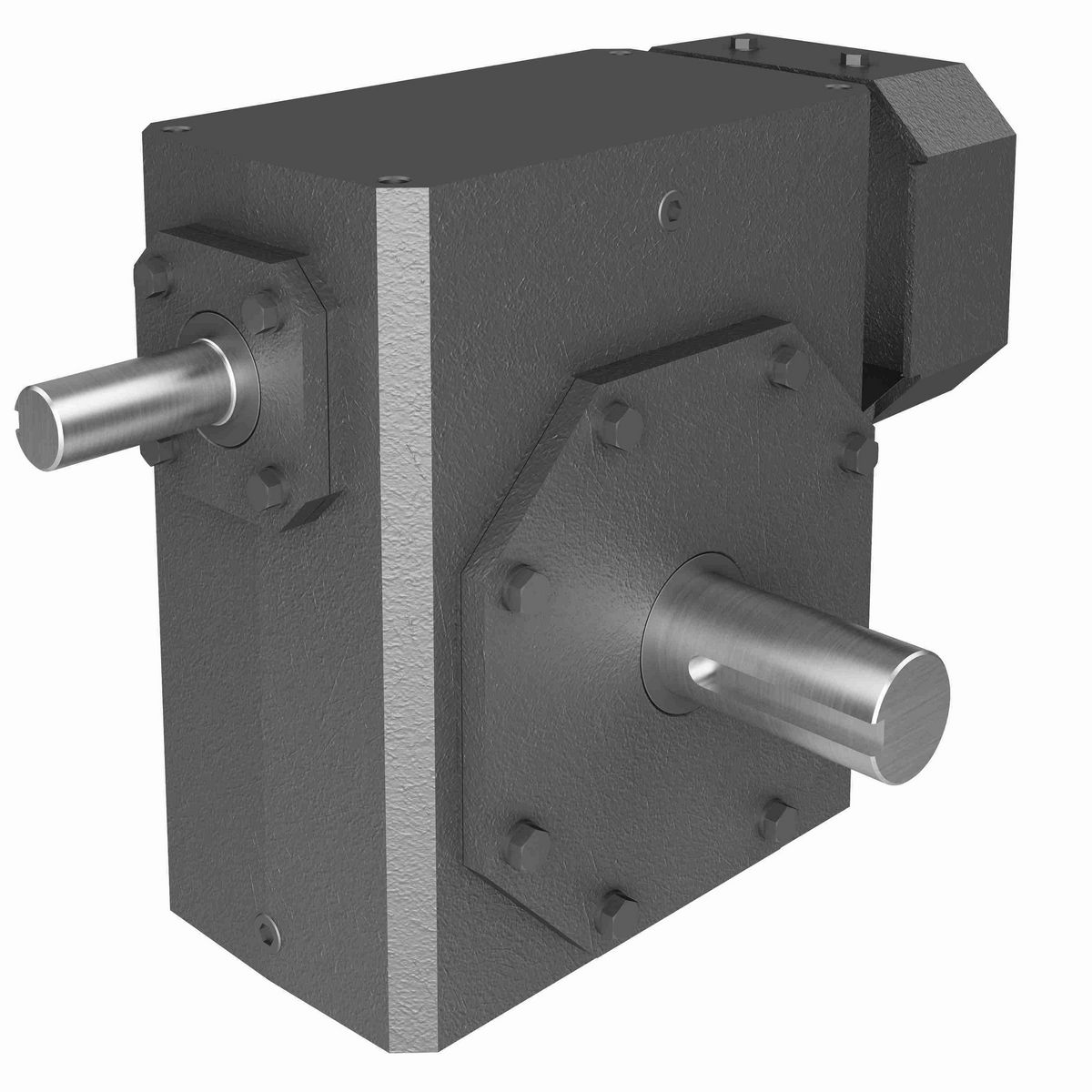 Hub City GW Series Worm Gear Reducer Cast Iron Single-Reduction Worm Reducer - GW601 40/1 C WR