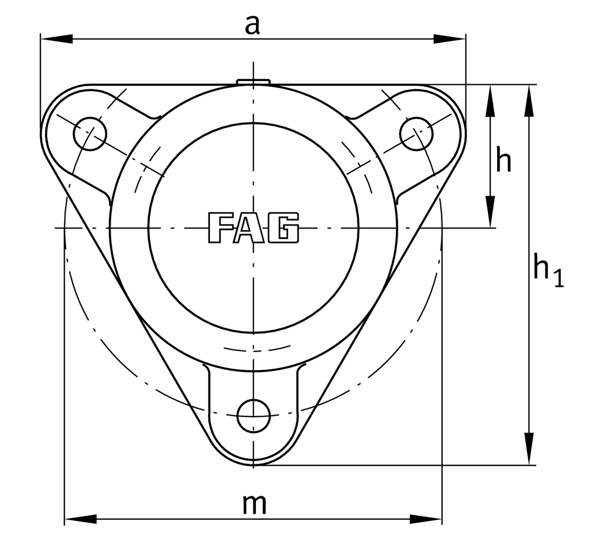 Фланцевый корпус FAG F508-A-L