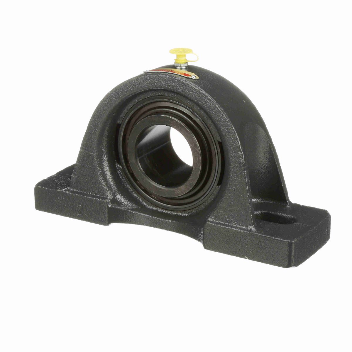 Sealmaster Mounted Cast Iron Two Bolt Pillow Block Ball Bearing - 52100 Bearing Steel, Black Oxided - Setscrew Lock - MP-32C