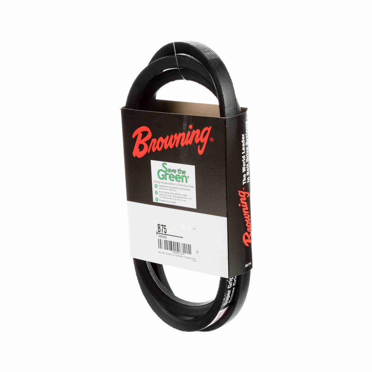 Browning Neoprene Wrapped Belt 95% Efficient - B75