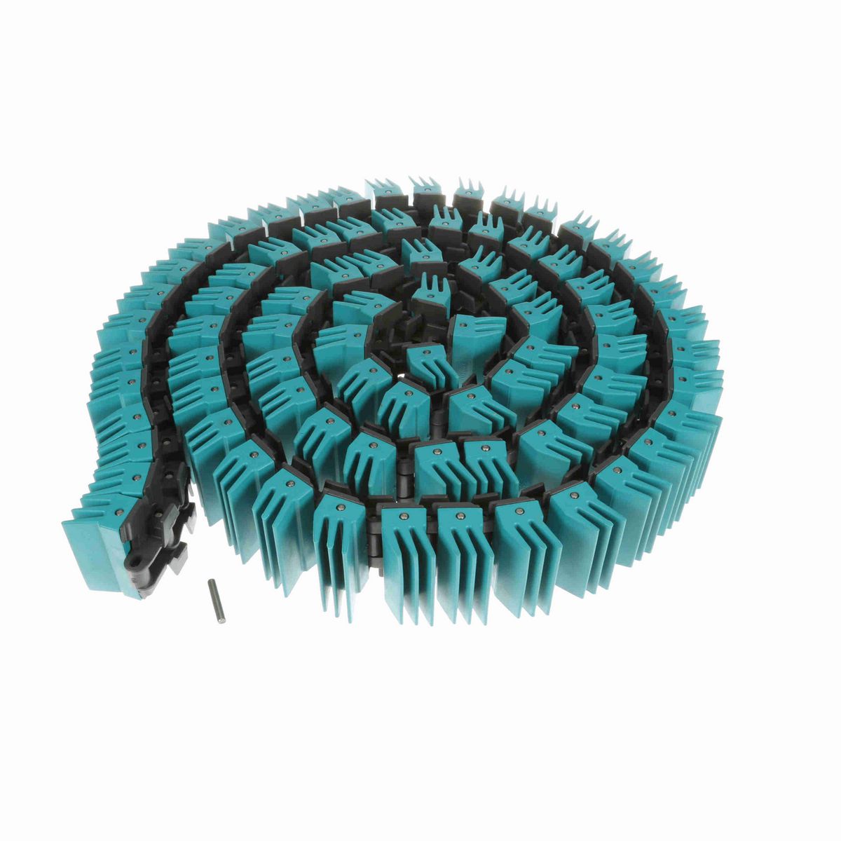 System Plast 878TAB SideGrip™ Side-flexing, Material: Gray Low Friction, Width: 3.25in, Pitch: 1.5in - LFG878TAB-K325GS1