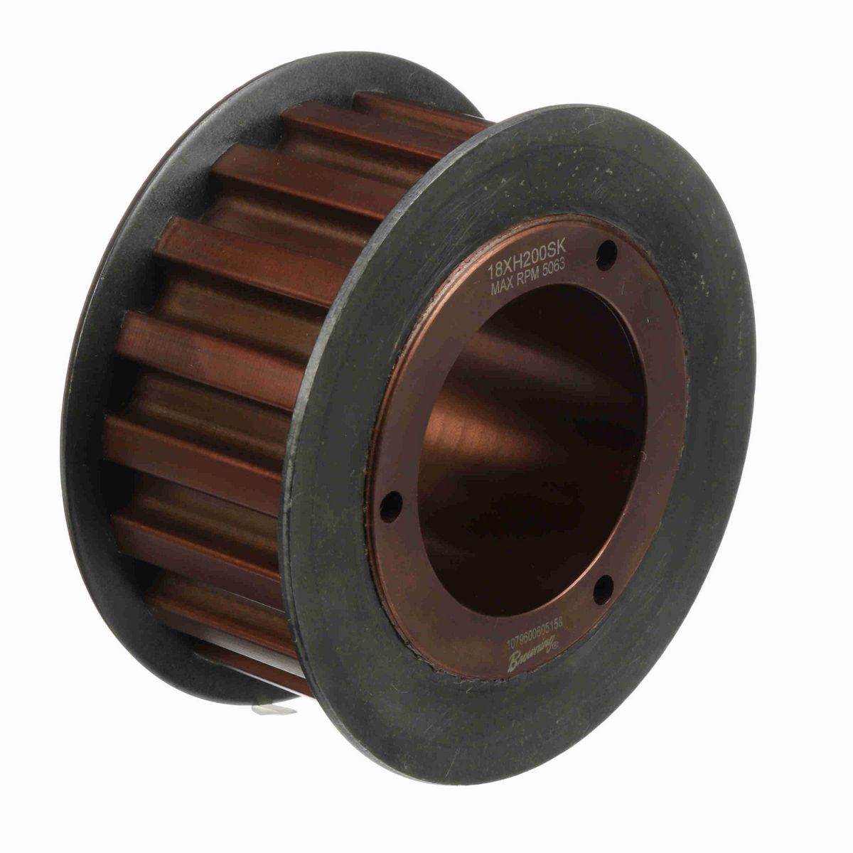 Browning Steel Bushed Bore Gearbelt Pulley - 18XH200SK