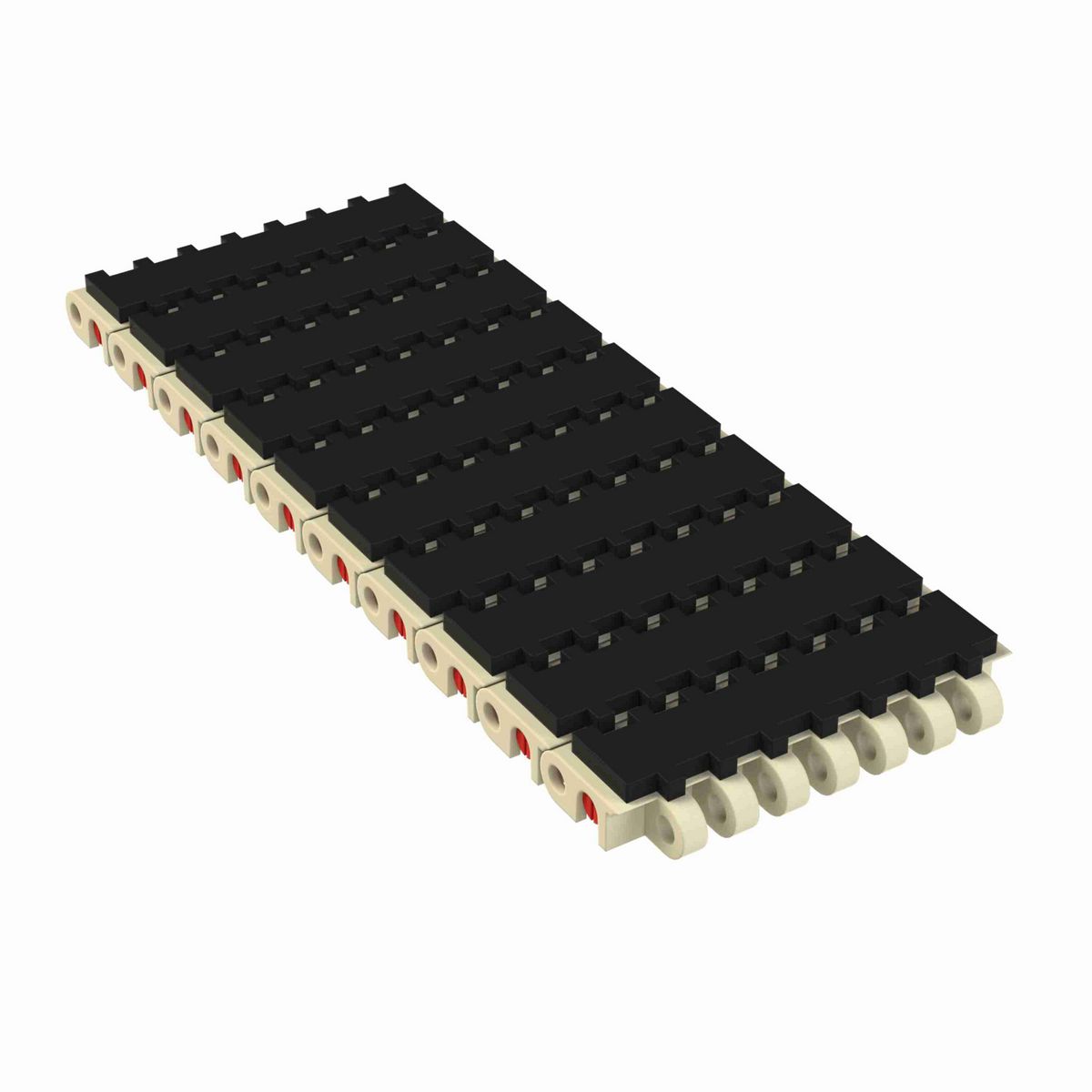 Rexnord 7705 SuperGrip™ Straight Running SuperGrip™, Material: Beige High Temperature, Width: 4in, Pitch: 1in - 81447671