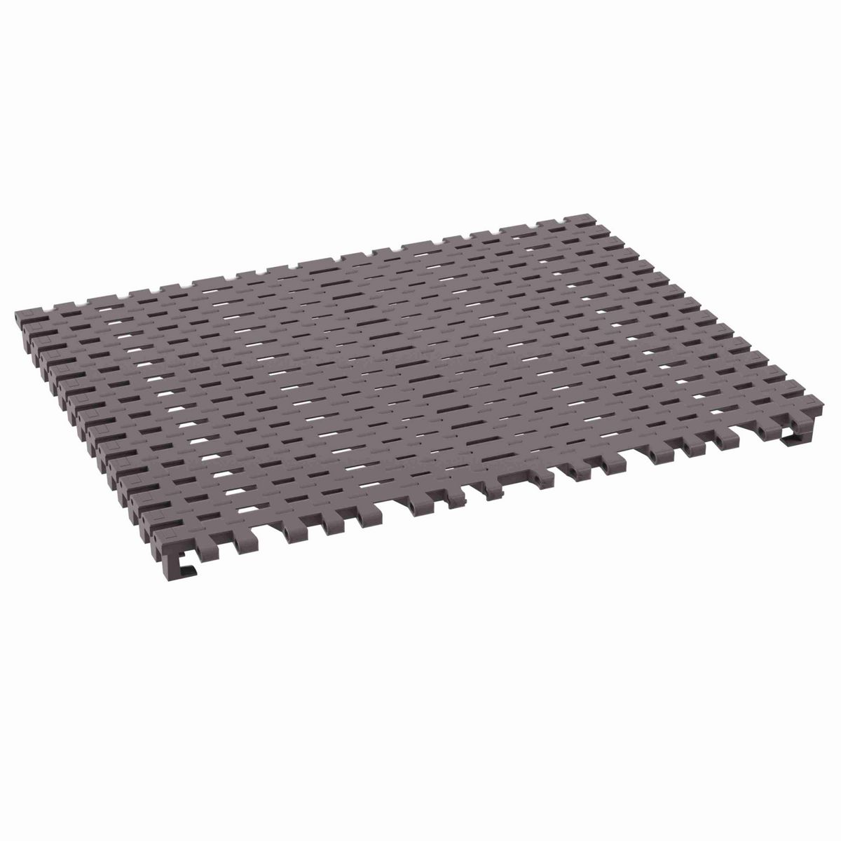 Rexnord 7956TAB Side-flexing Flush Grid, Material: Brown High Performance, Width: 24in, Pitch: 1.25in - 81450471
