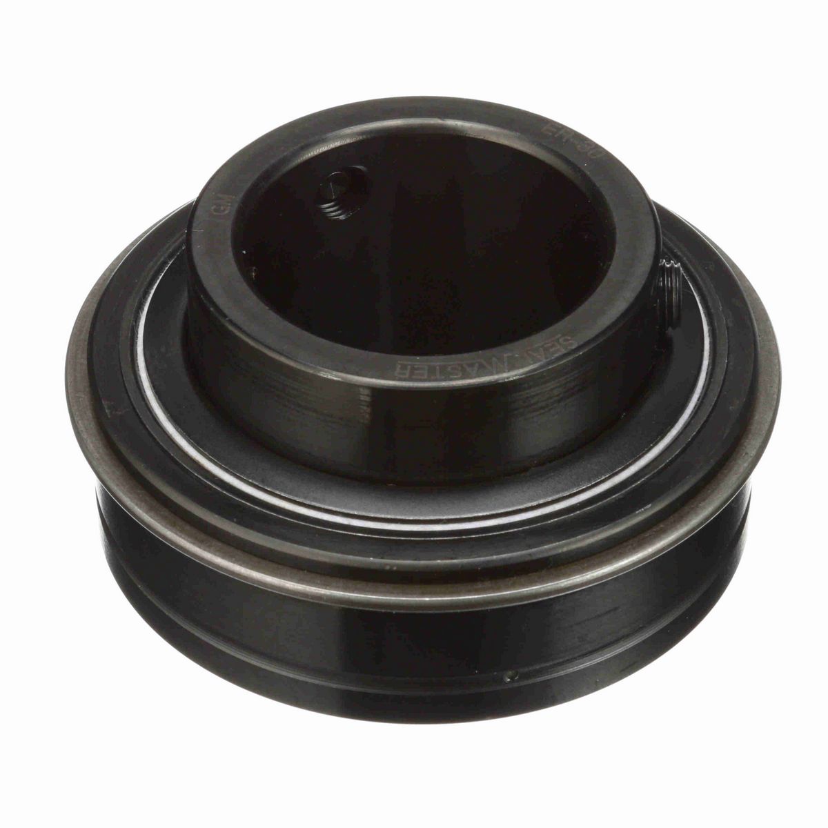 Sealmaster Mounted Insert Only Ball Bearing - 52100 Bearing Steel, Black Oxided - Setscrew Lock - ER-30
